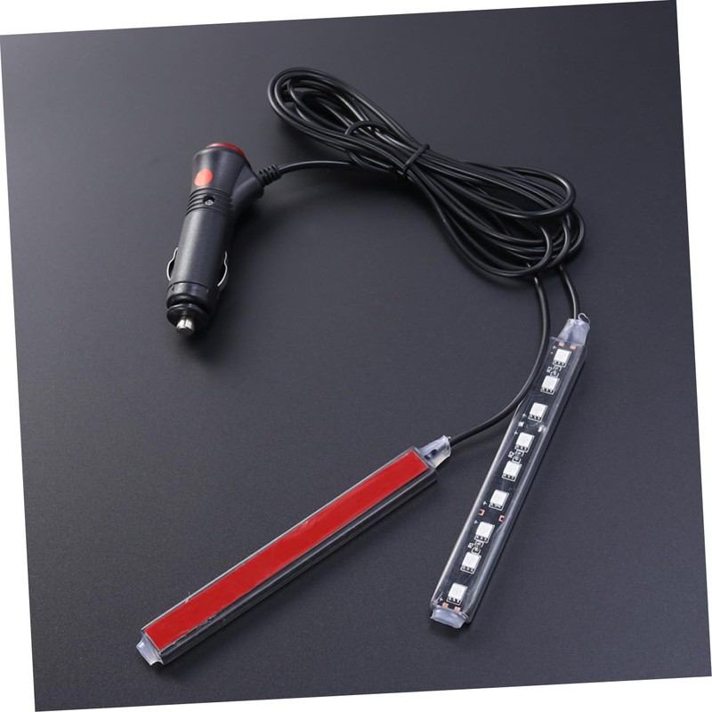 Zerodeko 2pcs Car Footwell Led Strips Single Mood Lighting for