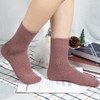 Loritta 5 Pairs Womens Wool Socks Thermal Thick Socks Casual