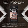 Ardell Nail Addict - Juego de uñas artificiales, latte