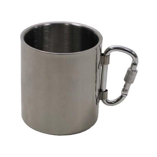 Cup, Double-walled, Carabiner, 300 Ml
