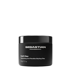 Sebastian Professional Craft Clay Texturising & Flexible Styling Clay - Adds Definition & Texture - For Short to Mid-length Hair (50g)