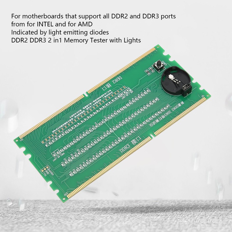 Computer Memory Tester DDR2 DDR3 2 in 1 PCB Material