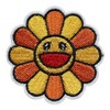 4pcs Designer Fashion Takashi Murakami Smiley Face Sunflower Rainbow Flower