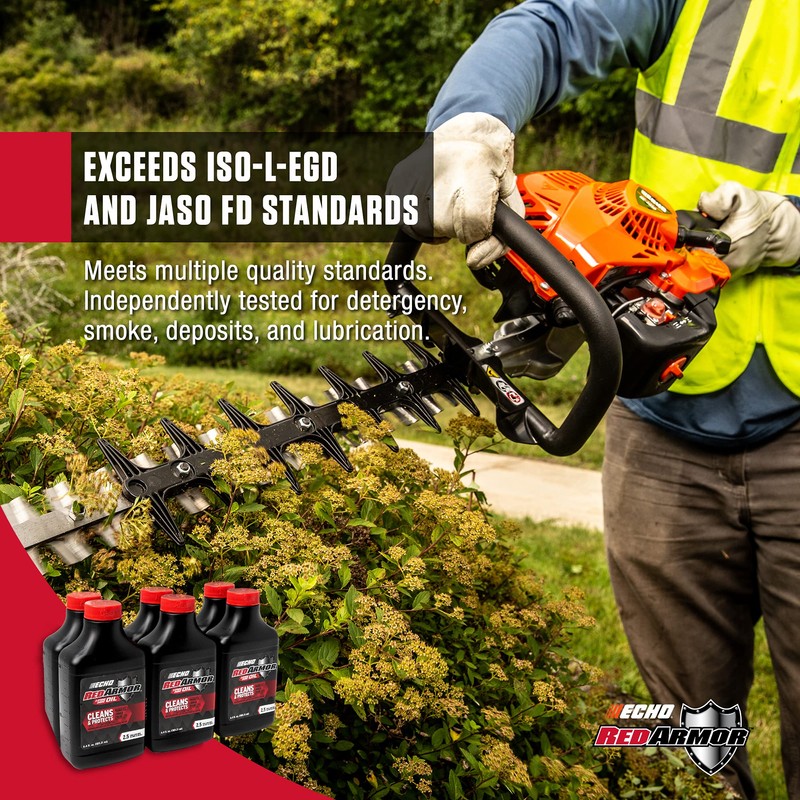 Echo Products 6550025 Red Armor Oil Mix 2-Cycle2-Stroke High Performance,