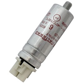 Capacitor 6µF 250V 25 x 65 mm Push-in Italian Wheel 6uF