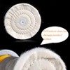 Hyber&Cara Polishing Wheel, 8 Pcs Cotton Buffing Wheel Pad Mop