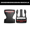 BOB-KRAFT - Buckle, plastic click closure, clip closure, buckle for