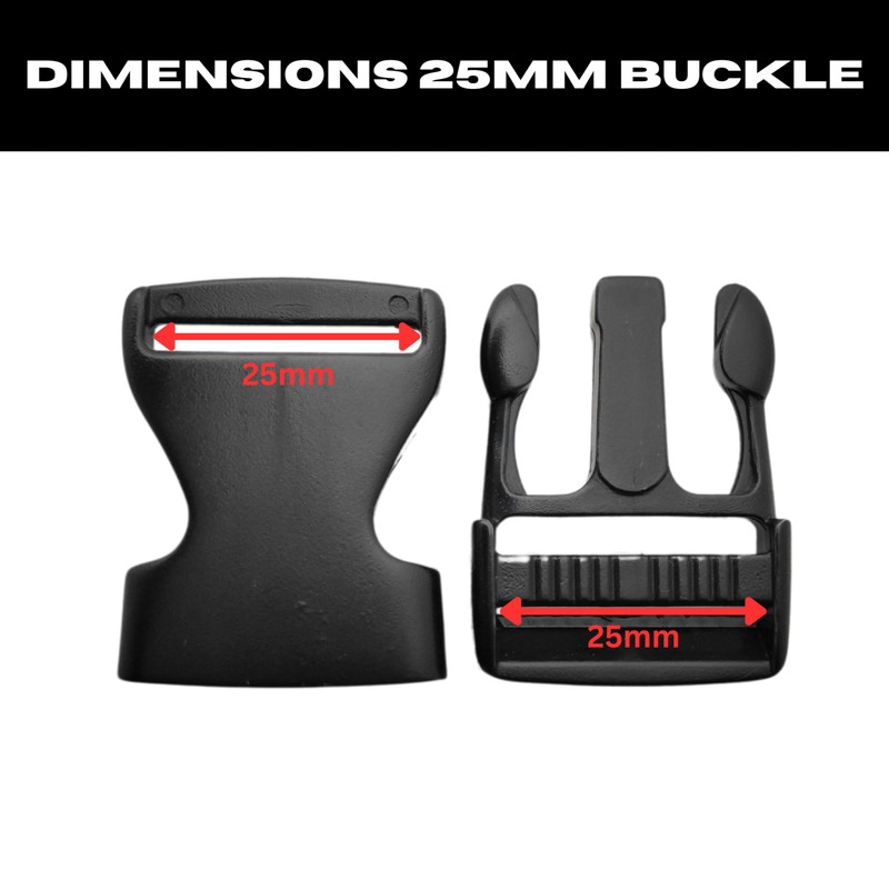 BOB-KRAFT - Buckle, plastic click closure, clip closure, buckle for