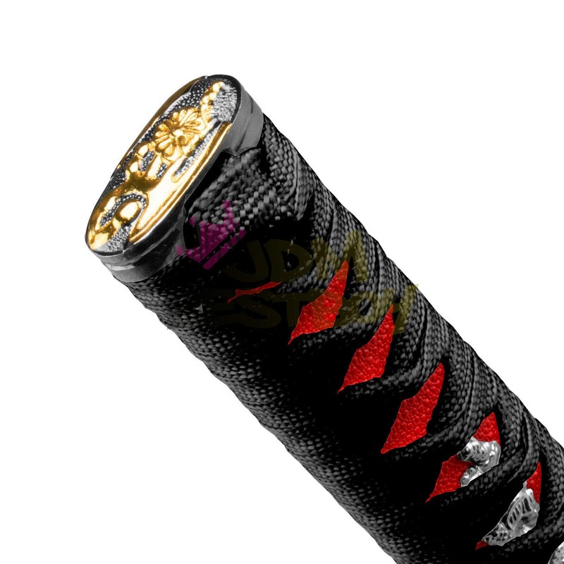 JDMBESTBOY Samurai Sword Black Red Shift Knob Shifter Alloy Katana