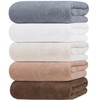 AYO Hair Drying Towels, Set of 5, 5 Colors, 15.7