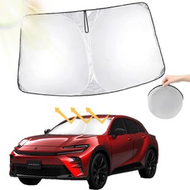 Oricarmes Toyota Crown Sports 16th Generation Windshield Sunshade for Crown Sports, Blackout Insulation, Sun Shade, Sleeping in Car, Storage Bag Included, Crown Sports Accessories