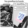 Bikevee GPS Bike Computer, 2.4" Display, IPX7, 8 Languages, 50g