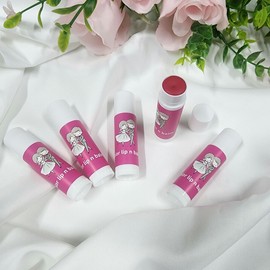 Organic color lip balm, (men and women) White Day - basic transparent vinyl / 유기농컬러립밤,(남.녀)화이트데이 - 기본투명비닐