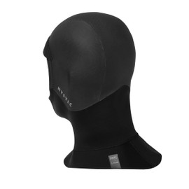 Mystic Watersports - Surf KiteSurf & Windsurfing Roam 3mm Long Wetsuit Hood - Black - Easy Stretch