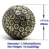 Cusdie D100 DND Metal Dice, 100 Sided Giant Metal Dice,