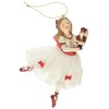 Kurt Adler 5-1/2-Inch Resin Clara Nutcracker Suite Ornament