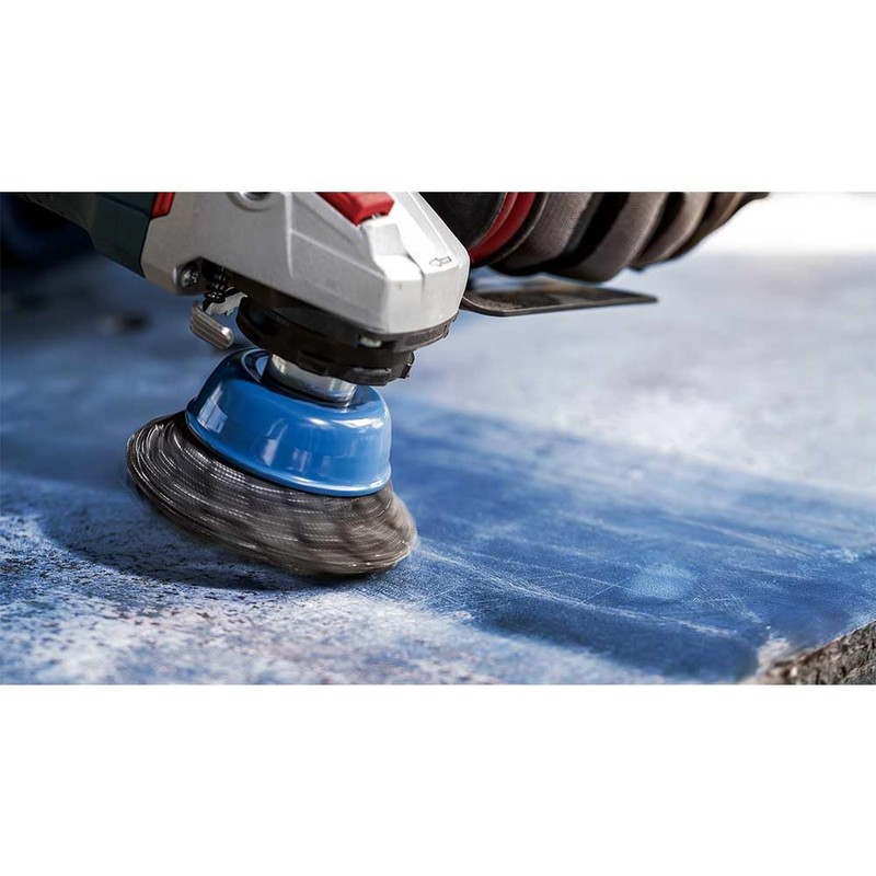 Bosch 1x PRO Steel Longlife Cup Brush, Knotted Wire for