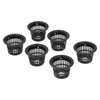 50PCS Planting Basket Mesh Pot Round Plant Grow Hydroponic Containers