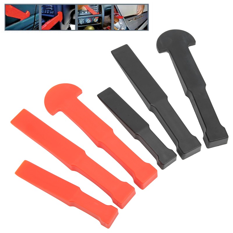 6pcs Non Marring Pry Bar Set Universal ABS Multi Wedge