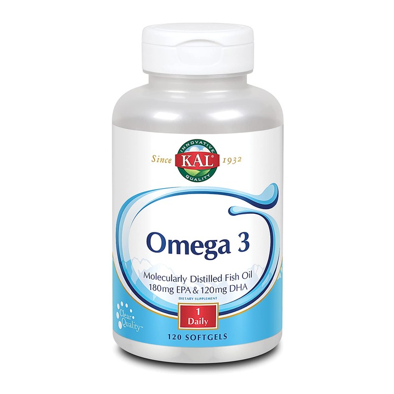 Omega-3 Fish Oil - 120 - Softgel by Kal