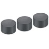 PATIKIL 90mm UPVC Pipe End Cap Fitting, 3 Pack Furniture