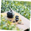 NOLITOY Natural Crystal Tea Cup Set Straight Design Home Office