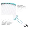 2 PCS X3 Badminton Rackets Iron Alloy Integrated Double Badminton