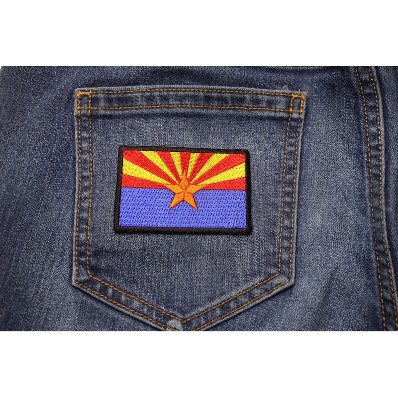 Arizona State Flag Patch - 3x2 inch