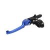 ZT-Tuning Brake and Clutch Fitting with Folding Lever Racing Blue