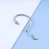 YienDoo Gothic Snake Ear Cuff Wrap Earring Silver Animals Crawler
