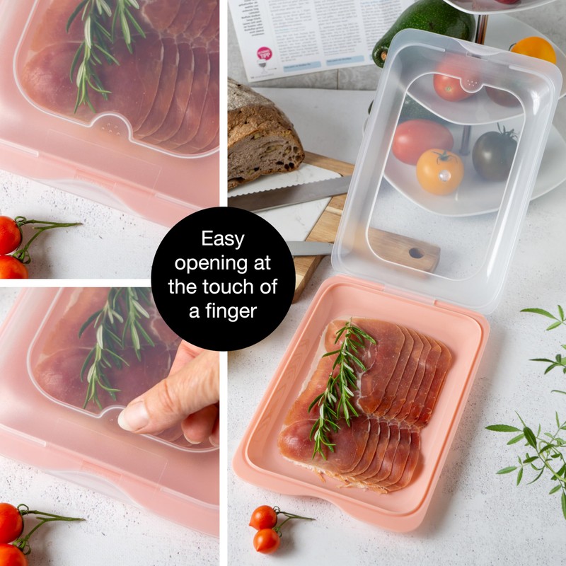 Moritz & Moritz 4x Cold Meat Containers for Fridge -