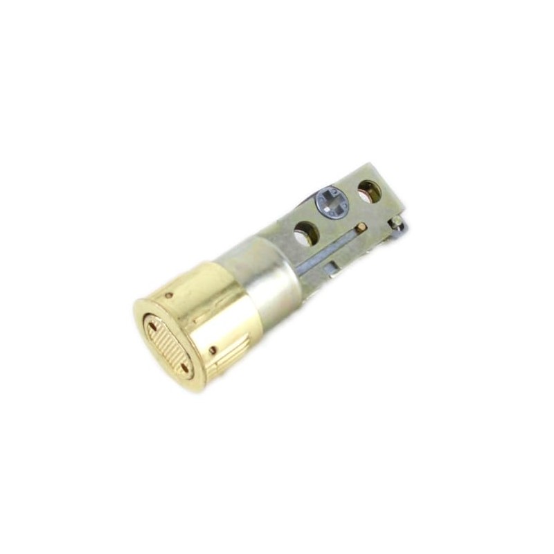 NUSET Adjustable 2-3/4" to 2-3/8" Deadbolt Drive in Latch, Brass