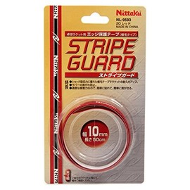 Nittaku NL9593 20 Stripe Guard, 0.4 inches (10 mm) (Pack of 6), Red