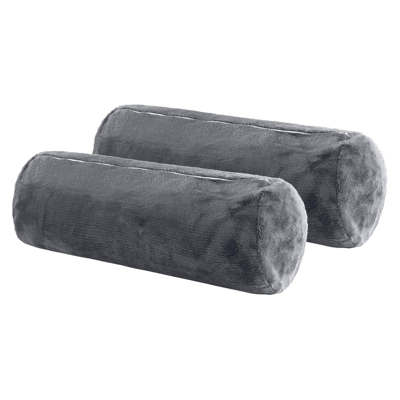 BaSaTex Pack of 2 Bolster Cushion Covers 15 x 40
