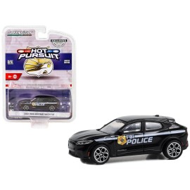 DCD 2022 Ford Mustang Mach-E GT Black "FBI Police (Federal Bureau of Investigation Police)" "Hot Pursuit" Special Edition 1/64 D