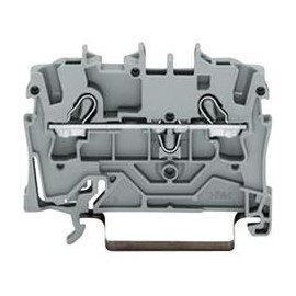 WAGO 2006-1201 DIN Rail Mount Terminal Block, 2 Ways, 800 V, 41 A, 20 AWG, 8 AWG, 10 mm² (1 piece)