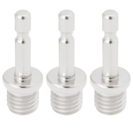 SG Store 3PCS Hexagonal Drill Adapter M14 Adapter 1/4 Inch Hexagon for Drill Cordless Screwdriver Drill Chuck Backing Plate Splitting Tools Electric Wrench 45.5x16.9mm