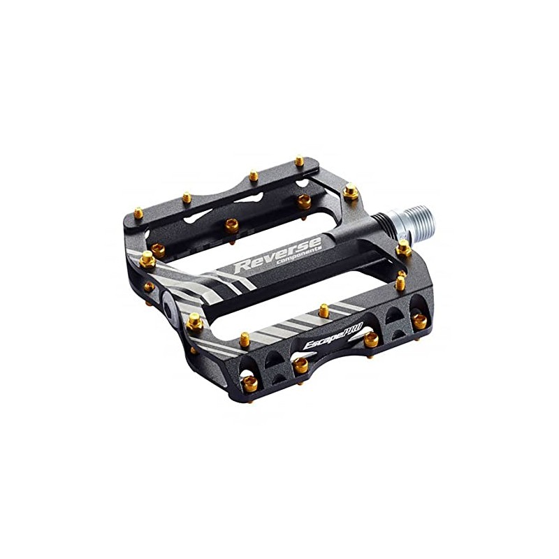 Reverse Escape Pro Flat Bicycle Pedal Black/Gold