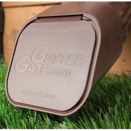 GutterGate Type-A Gutter Downspout Extension (3"x4", Brown)
