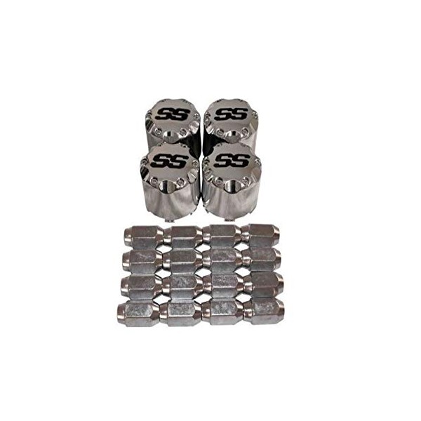 3G SS Center Cap & Lug Nut Set for Club