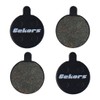 Gekors Semi-Metallic Bicycle Disc Brake Pads for ZOOM DB280/DB350/DB450/DB550/DB650,2 Pairs