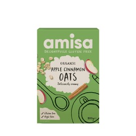 Amisa Organischen Glutenfreie Reine Haferflocken Apfel & Zimt Würzen 300G