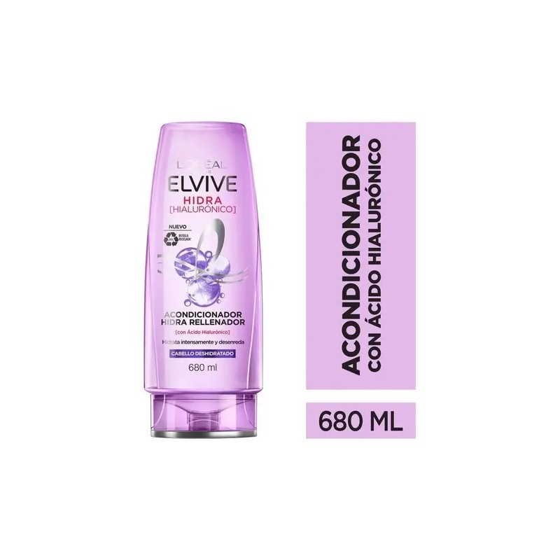 Acondicionador Loréal Paris Elvive Hidra Hialurónico 680ml
