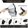 Kjovgcb Automatic Umbrella, Extra Large 3-Fold 8 Ribs Travel UV