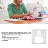 Sewing Machine Needle Plate Q235 Steel Throat Plate Replacement for