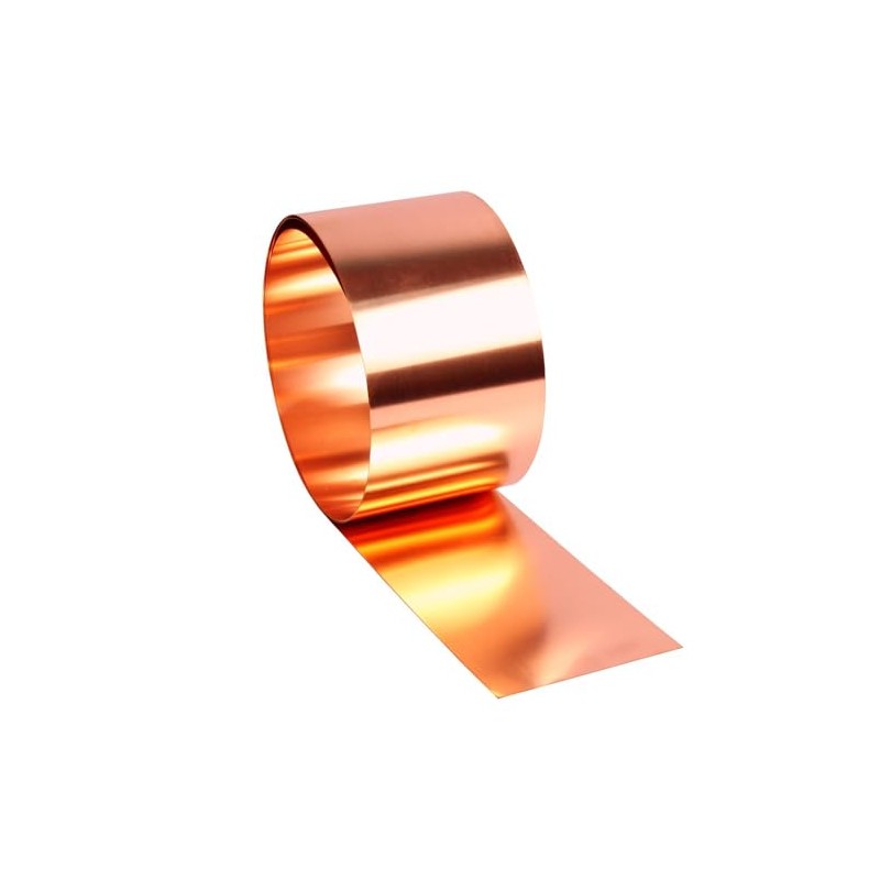 Aoktorkit Copper Sheet Roll, 0.1MM*50MM*1M (0.004"*1.97"*39")