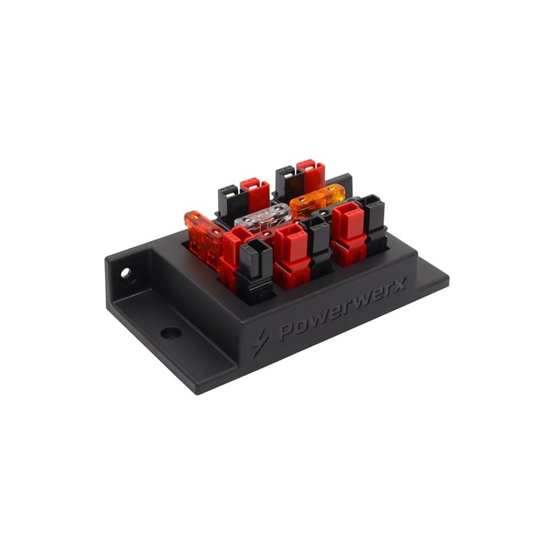 Powerwerx PD-5F PowerHub Fused Distribution Block 5 Positions, for 15/30/45A