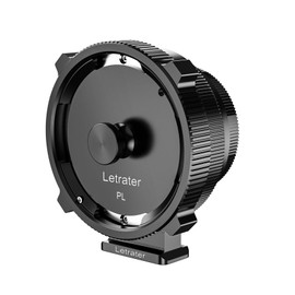 Letrater PL to L Mount Adapters Compatible with PL Lens and Panasonic S1 S1R S1H S5/SL SL2 CL TL/Sigma FP DLSR L Mount Cameras，Matte Black
