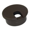 MyCableMart 1 1/2" Cut-Hole Size Brown Round Wire Management Grommet