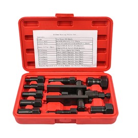NIYATA 10 Pcs Set Bearing Puller, Wheel Bearing Removal Kit, Motorcycle Tool Kit, Bearing Puller Kit, Bearing Removal Tool, Puller Tool, Blind Bearing Puller, Internal Bearing Puller